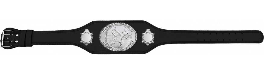 KICKBOXING CHAMPIONSHIP TITLE BELT -BUD295/S/KBOS - 4 COLOURS